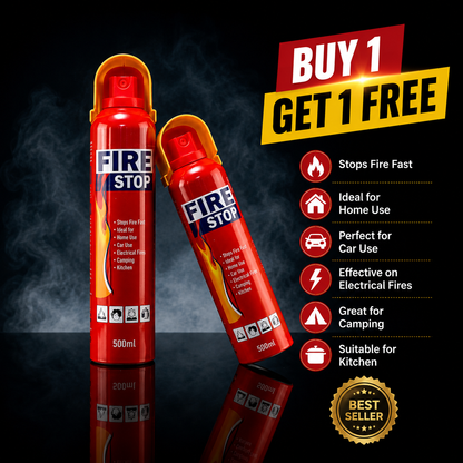 PORTABLE 500ML MECHANICAL FOAM FIRE EXTENGUISHER- (BUY 1 GET 1 FREE)